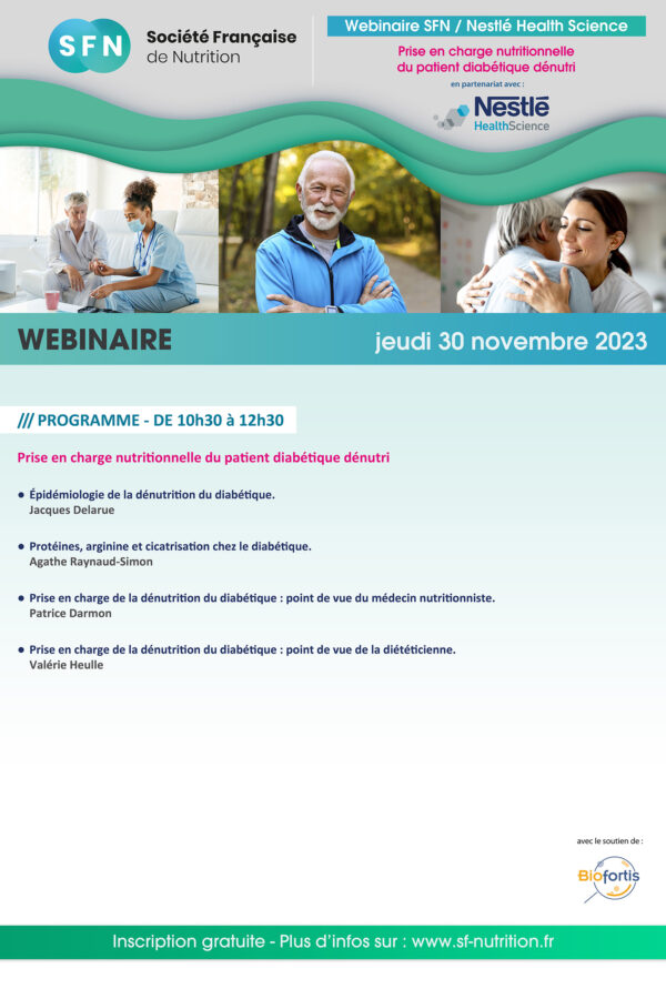 REPLAY – Webinaire SFN / NESTLE HS “Prise en charge nutritionnelle du ...