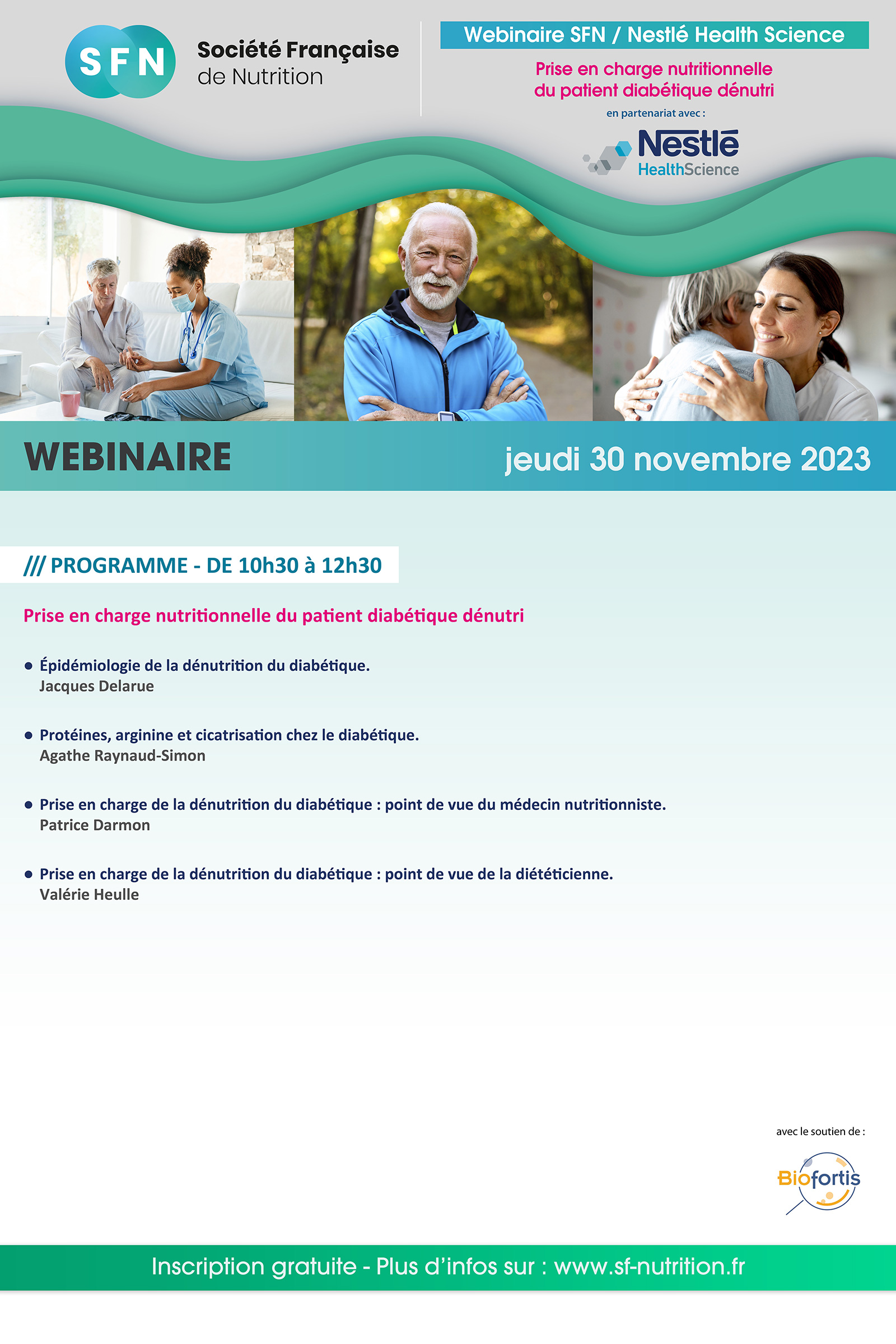 REPLAY Webinaire SFN / NESTLE HS “Prise en charge nutritionnelle du